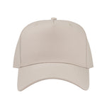 Fairway Cap, 5 Panel Embroidery - Khaki - Front