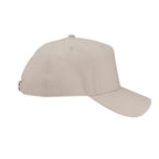 Fairway Cap, 5 Panel Embroidery - Khaki - Side