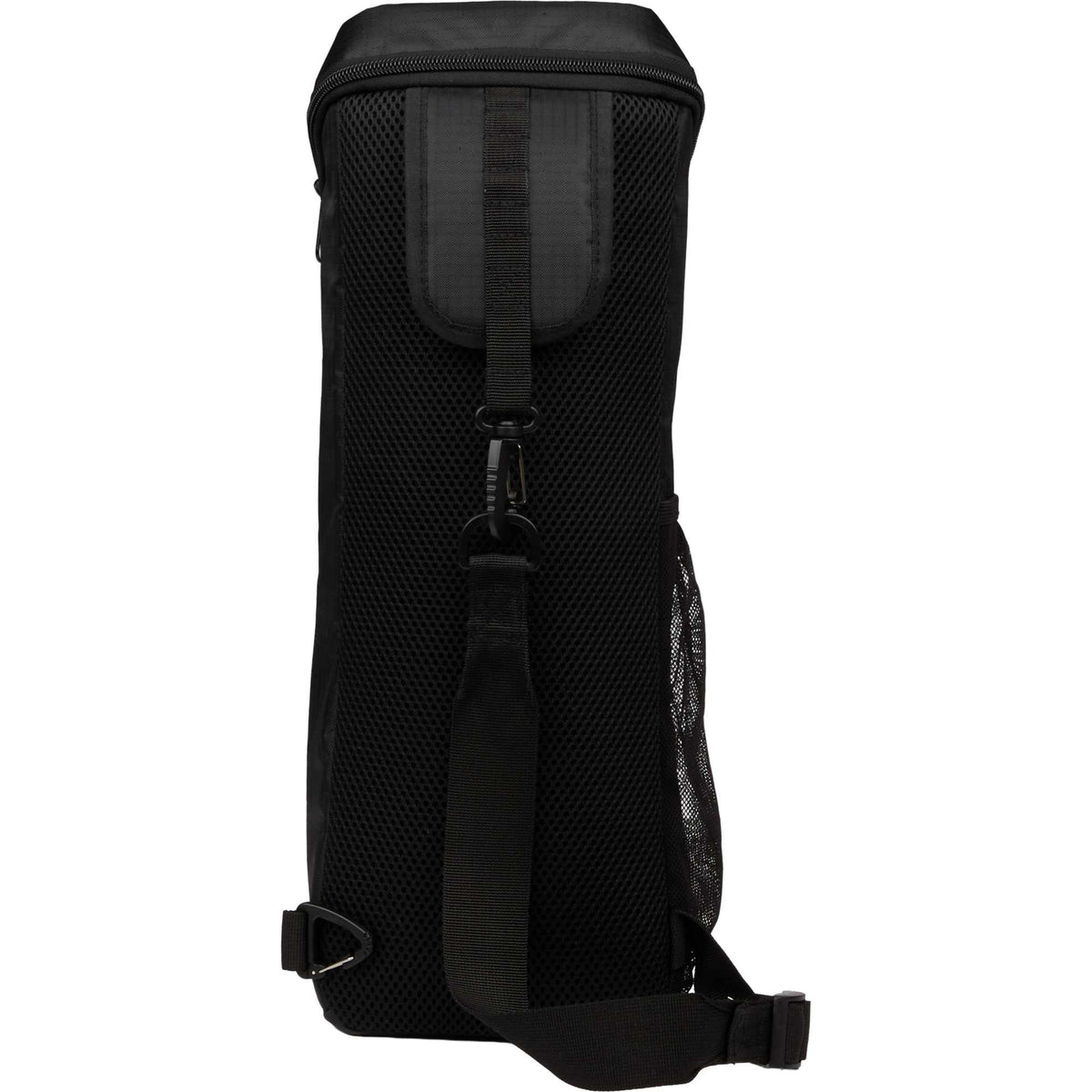 Fairway Recycled Golf Cooler for 6 Cans Embroidery - Black - Back