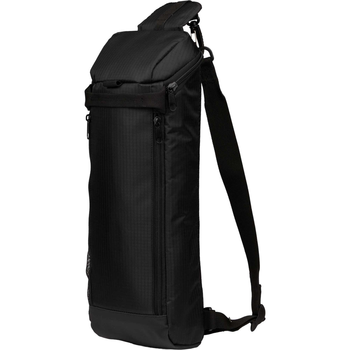 Fairway Recycled Golf Cooler for 6 Cans Embroidery - Black - Left Angle