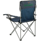 Fanatic Folding Event Chair with Cup Holders - Navy - Front