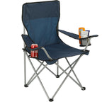Fanatic Folding Event Chair with Cup Holders - Navy - Photo 2