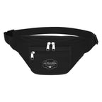 Fanny Pack with Inner Organizer - Black - Silk Screen