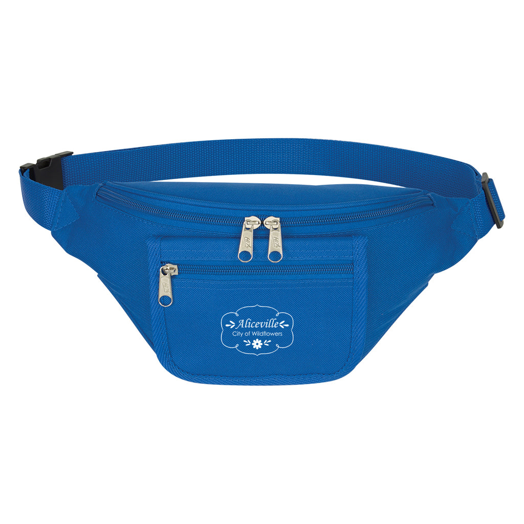 Fanny Pack with Inner Organizer - Royal Blue - Silk Screen