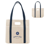 Farm Stand Cotton Canvas Dual Handle Tote, 14 oz - Navy - Colorbrite