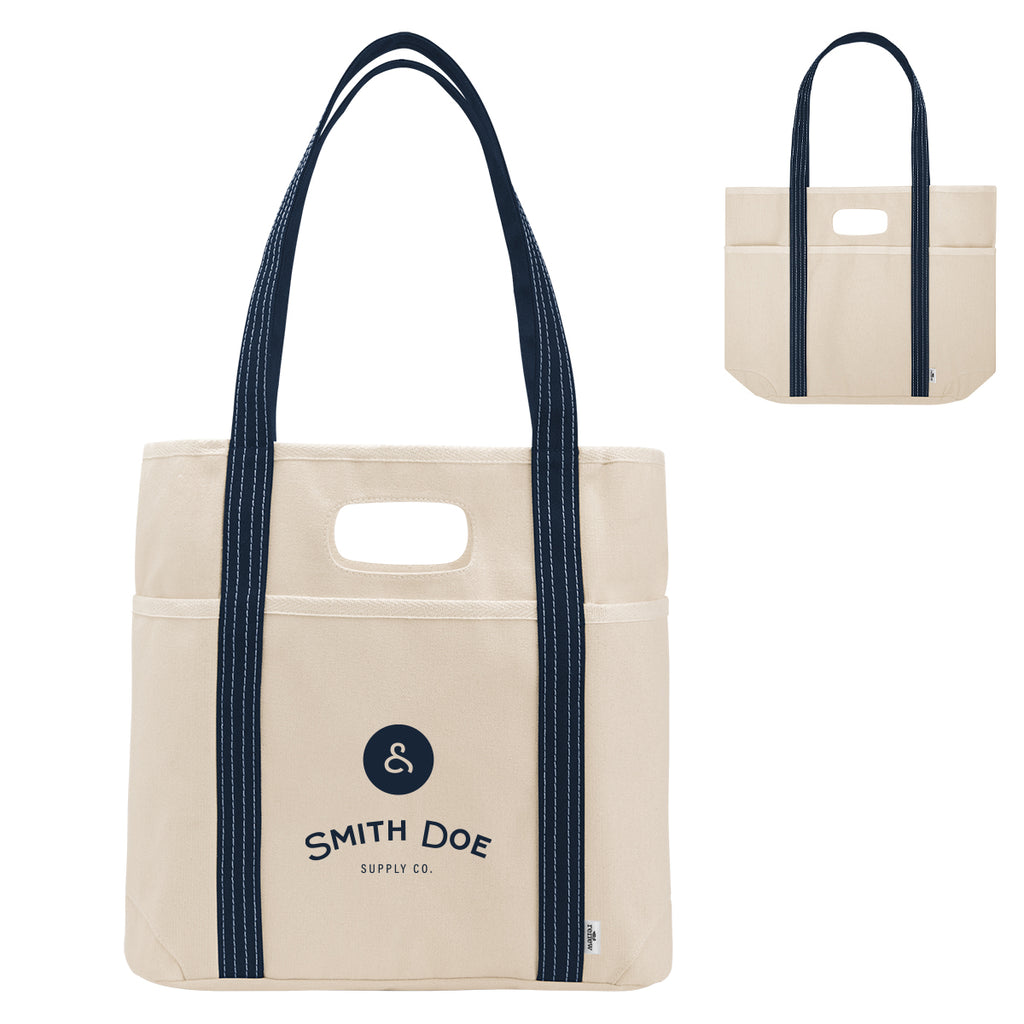 Farm Stand Cotton Canvas Dual Handle Tote, 14 oz - Silk Screen