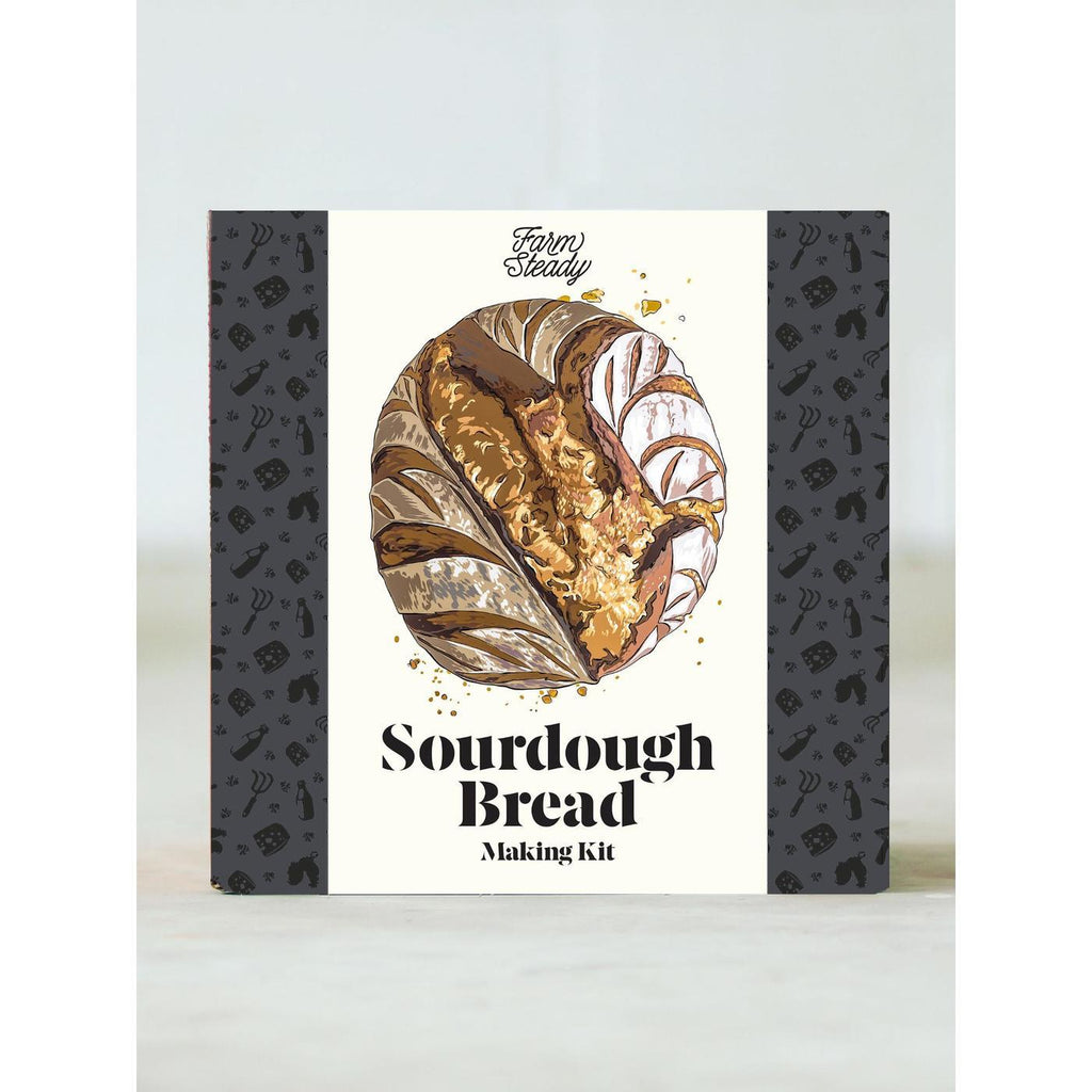 FarmSteady Sourdough Bread Making Kit with Jute Tote - Black - View 1
