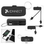 Fast Charging Cable Keyring, 60W Full Color - Silk Screen