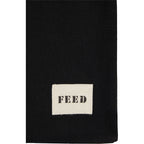 FEED Gusseted Organic Cotton Book Tote - Black - Detail