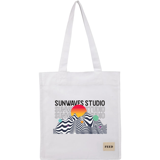 FEED Gusseted Organic Cotton Book Tote