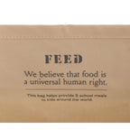 FEED Large Organic Market Tote with Three Pockets Transfer - Natural - Detail 2
