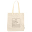 FEED Organic Convention Tote with Pen Loop Transfer - Natural - Front