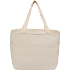 FEED Organic Cotton Lunch Cooler for 9 Cans Embroidery - Natural - Back