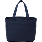 FEED Organic Cotton Lunch Cooler for 9 Cans Embroidery - Navy - Back