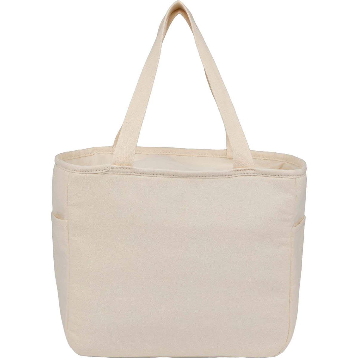 FEED Organic Cotton Lunch Cooler for 9 Cans Transfer - Natural - Back