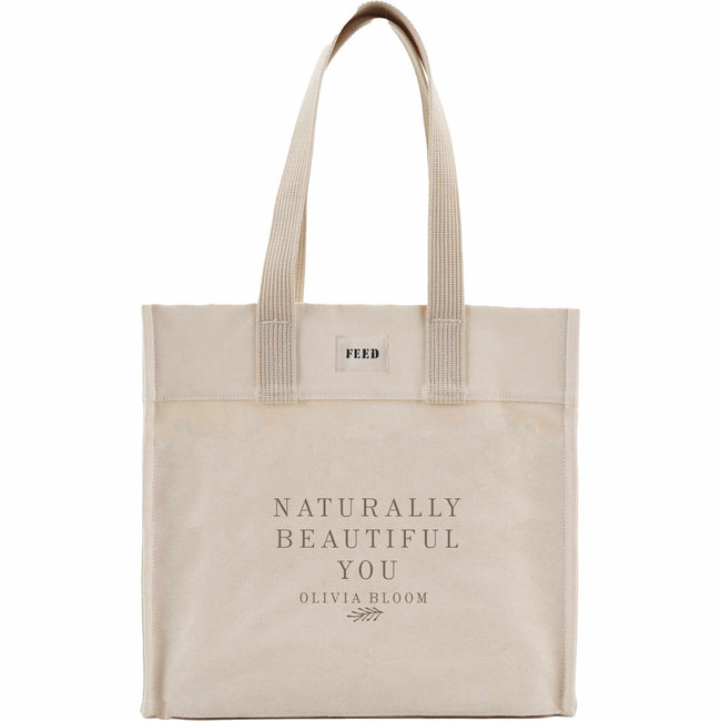 FEED Organic Market Tote with Shoulder Strap