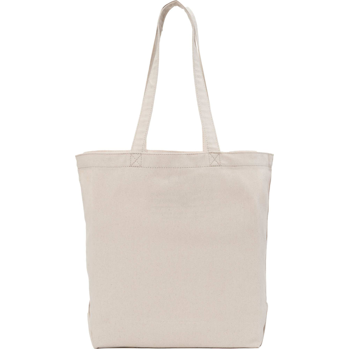 FEED Organic Shopper Tote, 8 oz Transfer - Natural - Back