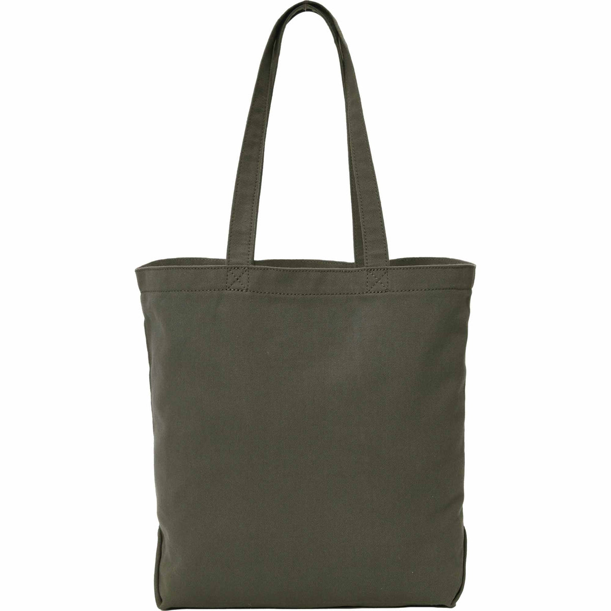 FEED Organic Shopper Tote, 8 oz Transfer - Olive - Back