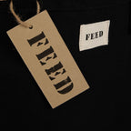 FEED Organic Weekend Tote, 12 oz - Black - Detail 2