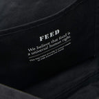FEED Organic Weekend Tote, 12 oz - Black - Detail 4