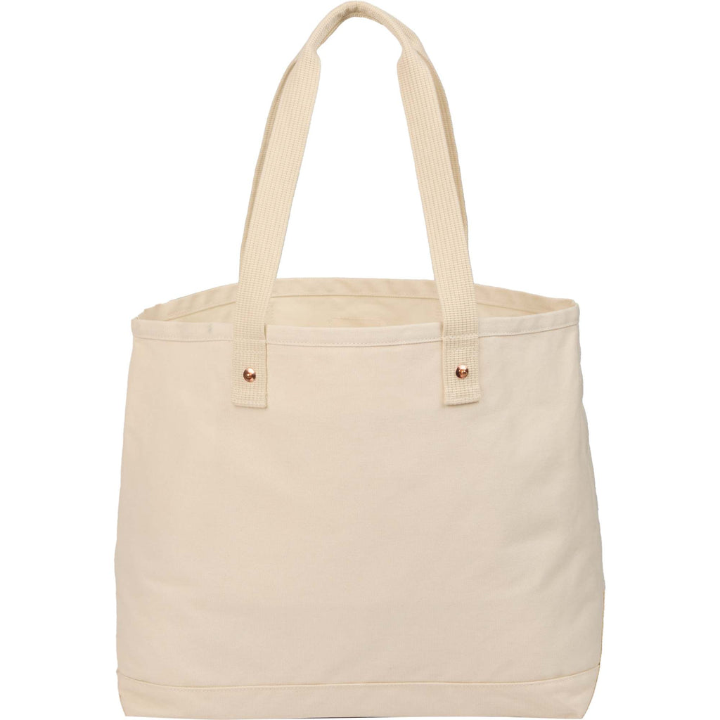FEED Organic Weekend Tote, 12 oz - Natural - Back