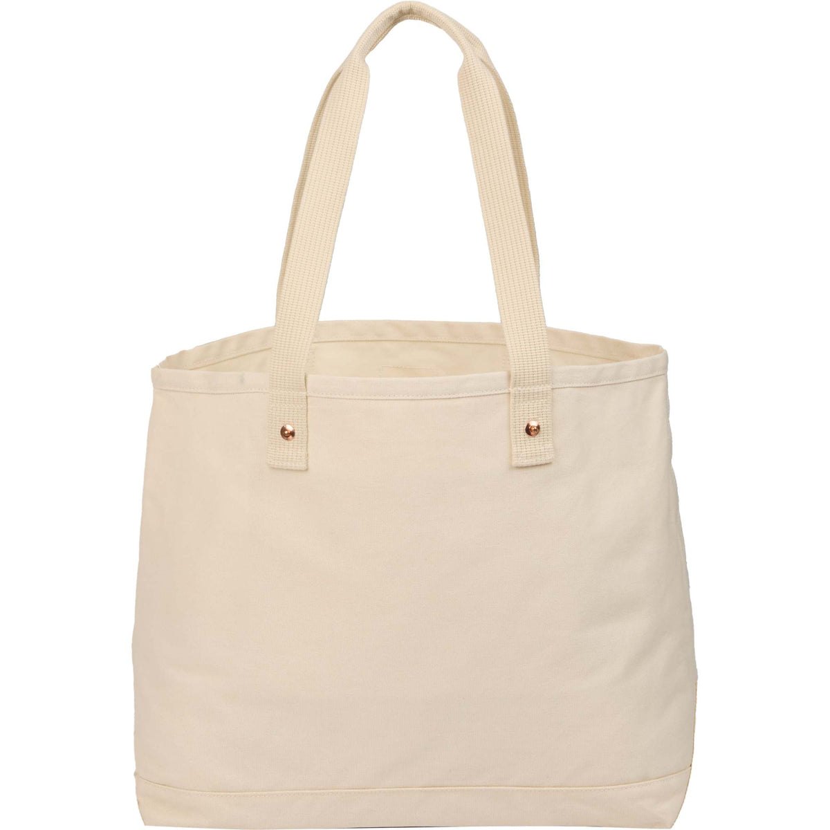 FEED Organic Weekend Tote, 12 oz - Natural - Back