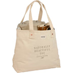 FEED Organic Weekend Tote, 12 oz Transfer - Natural - Propped