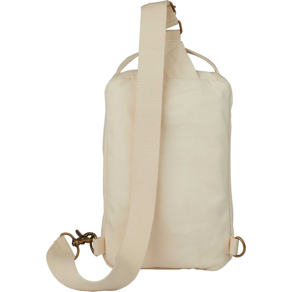 FEED Sling Backpack in Organic Cotton - Natural - Back