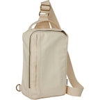 FEED Sling Backpack in Organic Cotton - Natural - Right Angle