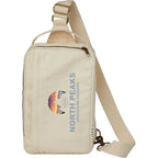 FEED Sling Backpack in Organic Cotton Transfer - Natural - Front
