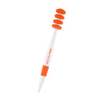 Fidget Pen in Recycled ABS - Orange - Silk Screen