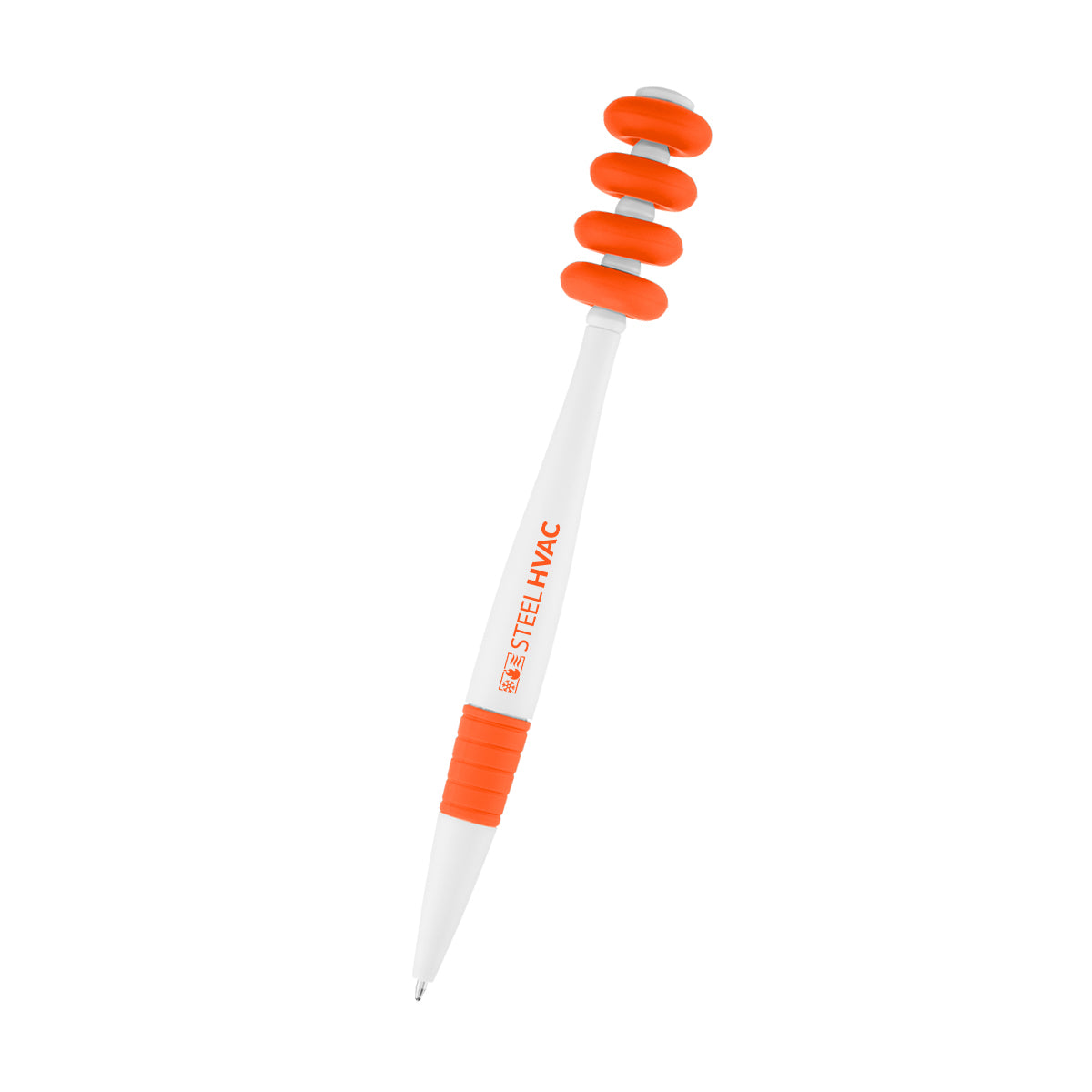 Fidget Pen in Recycled ABS - Orange - Silk Screen