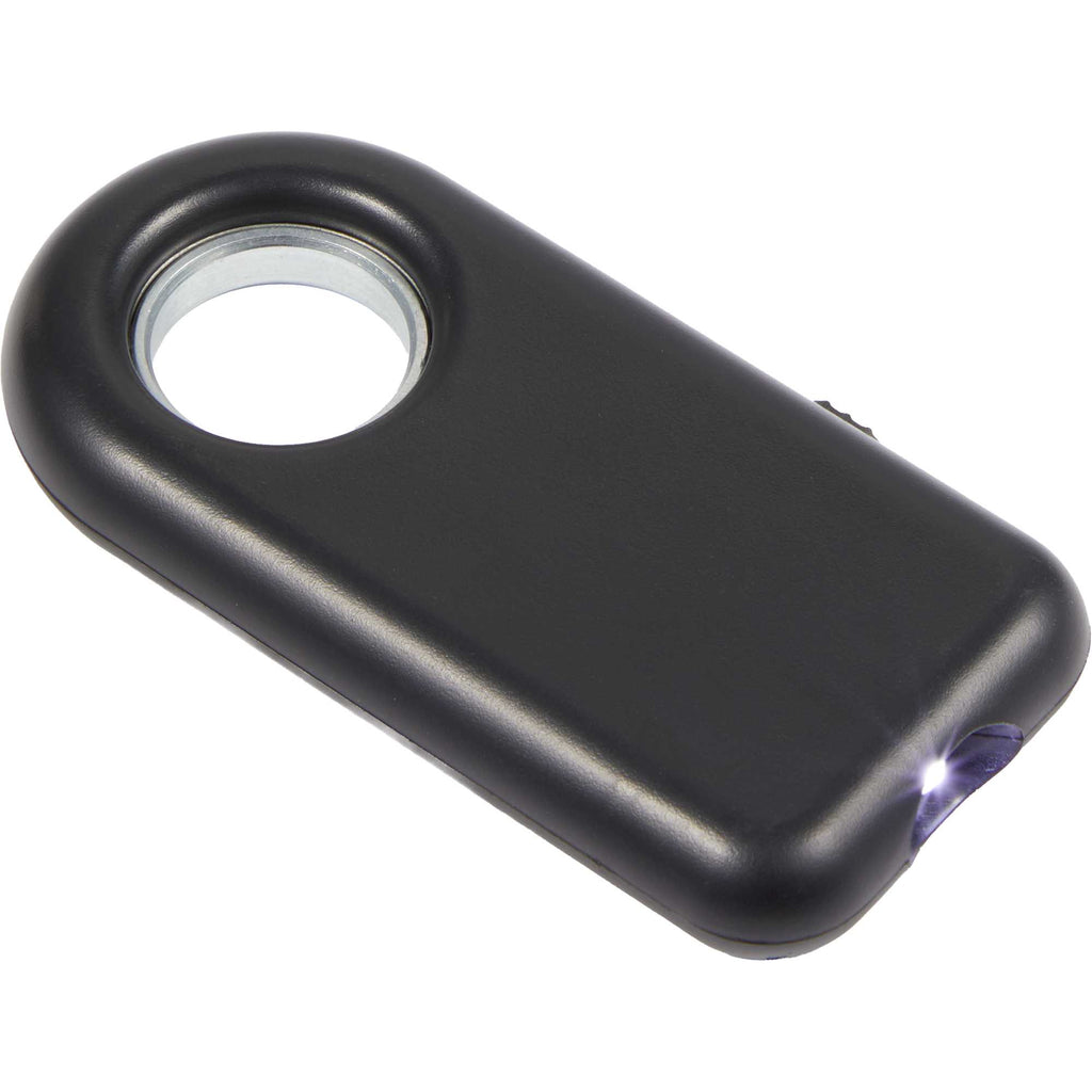Fidget Spinner with LED Light - Black - Left Angle