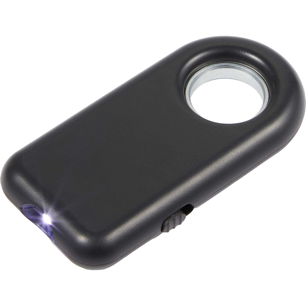 Fidget Spinner with LED Light - Black - Right Angle 2