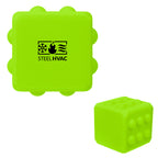 Fidget Toy, Push Pop Cube - Lime Green - Silk Screen