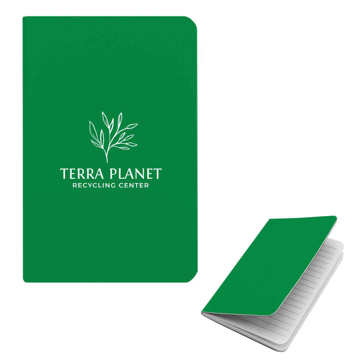 Field Journal in Recycled PET - Green - Silk Screen