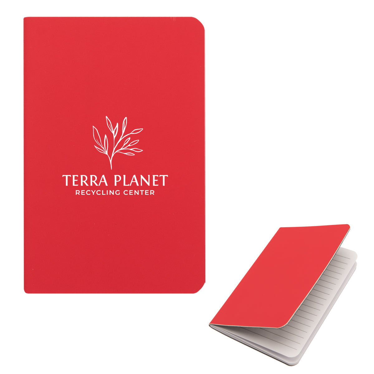 Field Journal in Recycled PET - Red - Silk Screen