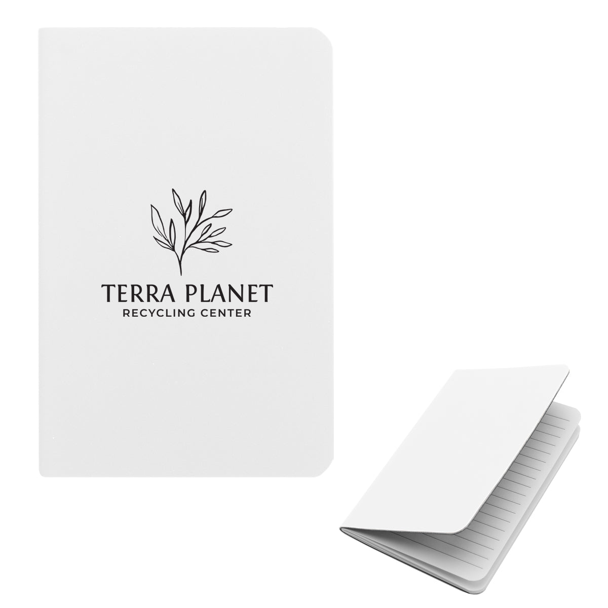 Field Journal in Recycled PET - White - Silk Screen
