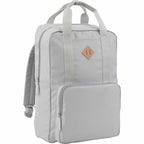 Fife Recycled Laptop Backpack, 15 Inch - Gray - Right Angle