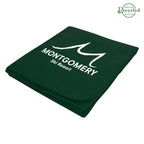 Filmore Blanket in Fleece - Hunter Green - Silk Screen