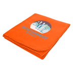 Filmore Blanket in Fleece - Orange - Colorbrite