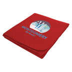 Filmore Blanket in Fleece - Red - Colorbrite