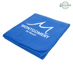 Filmore Blanket in Fleece - Royal Blue - Silk Screen