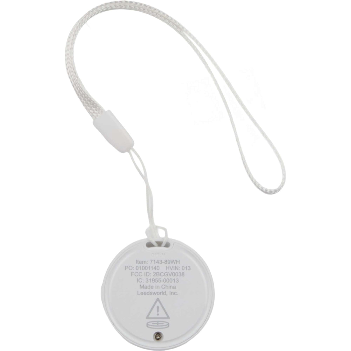 Find It All Bluetooth Tracker for Apple and Android Full Color - White - Back