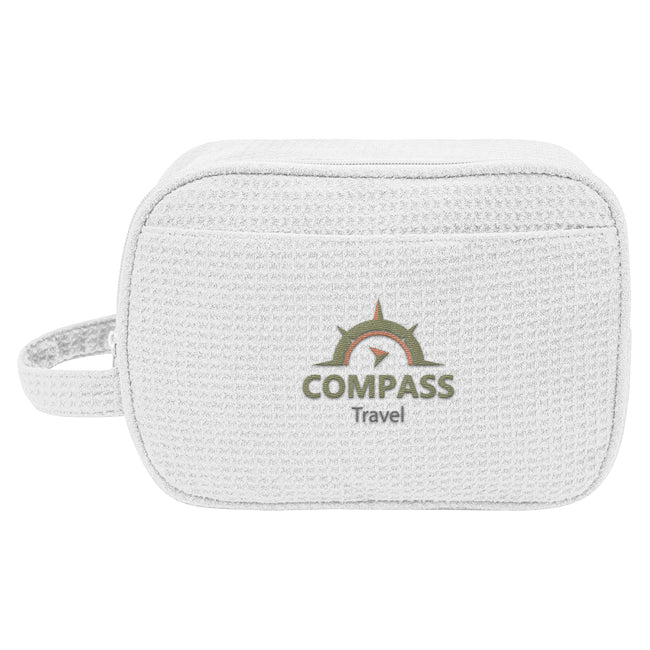 Finley Waffle Knit Toiletry Bag in Recycled PET
