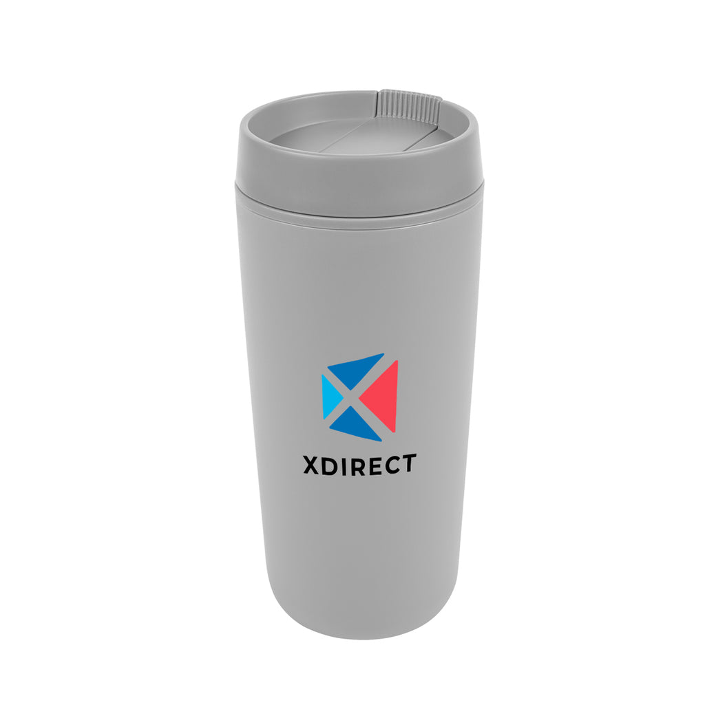 Finn Recycled Tumbler, 16 oz - Gray - Colorbrite