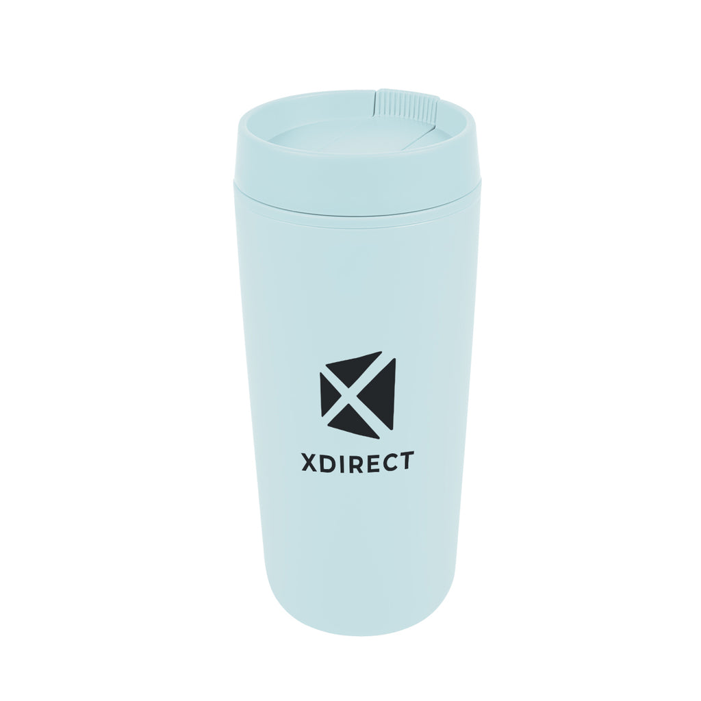Finn Recycled Tumbler, 16 oz - Light Blue - Silk Screen