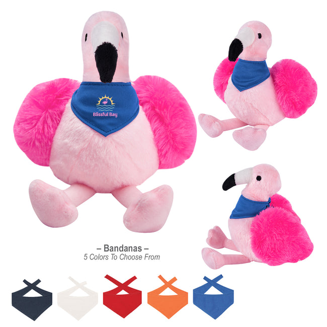 Fiona Flamingo Plush Toy, 6 Inch