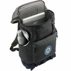Fireside Recycled Rucksack with Sherpa Accents, 15 Inch Transfer - Charcoal - Right Angle 2