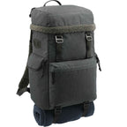Fireside Recycled Rucksack with Sherpa Accents, 15 Inch Transfer - Charcoal - Right Angle 3